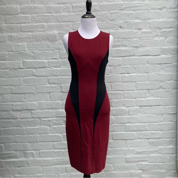 *SOLD* Intermix Colorblock Pencil Dress - Picture 2 of 6